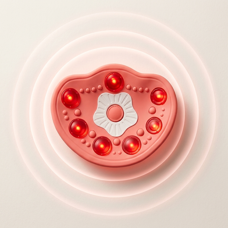 Mode 4 SHAPE — deep pulsing + red light