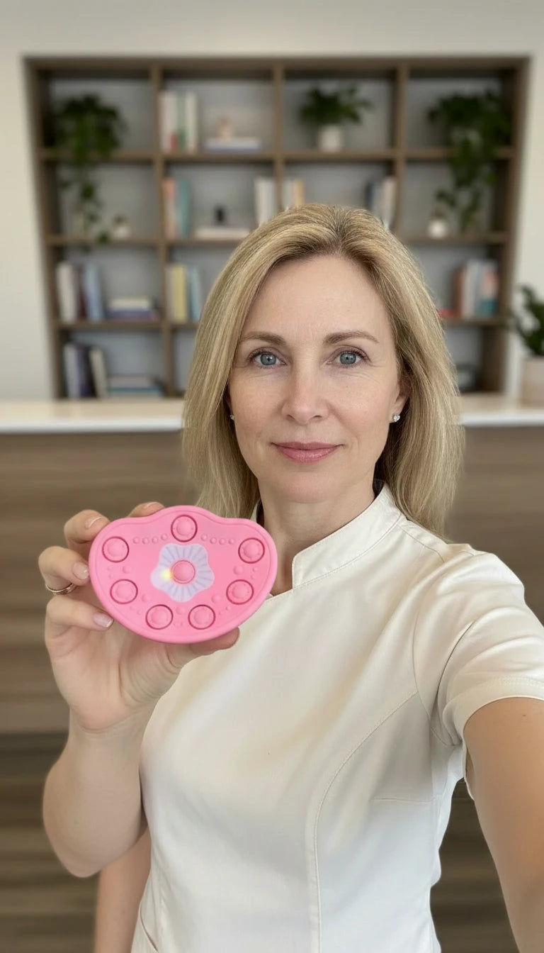 Melissa with PerkiPulse pad